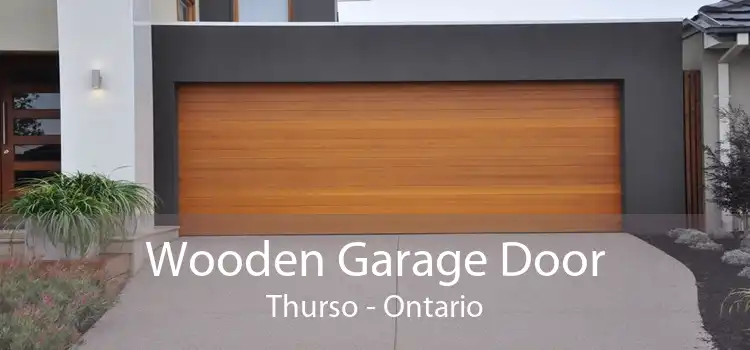 Wooden Garage Door Thurso - Ontario