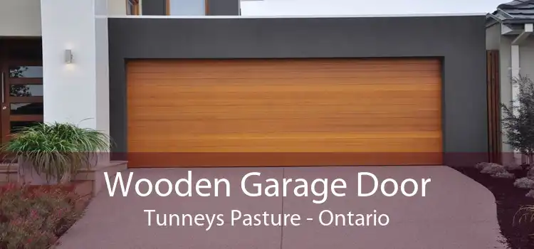 Wooden Garage Door Tunneys Pasture - Ontario