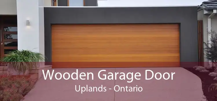 Wooden Garage Door Uplands - Ontario