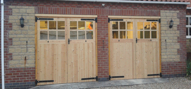Side Hinged Wooden Garage Doors Britannia